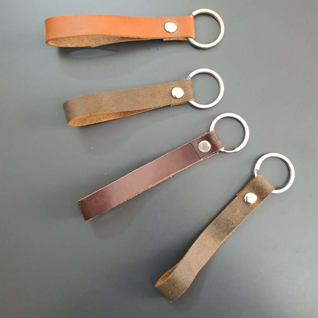 Móc Khóa Da Bò thật HandMade LK302 - 100% da bò thật, BH 3 năm