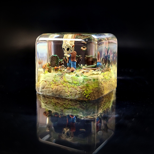 Friday the 13th keycap , nút bàn phím cơ nhân vật phim thứ sáu ngày 13, keycap resin , custom keycap