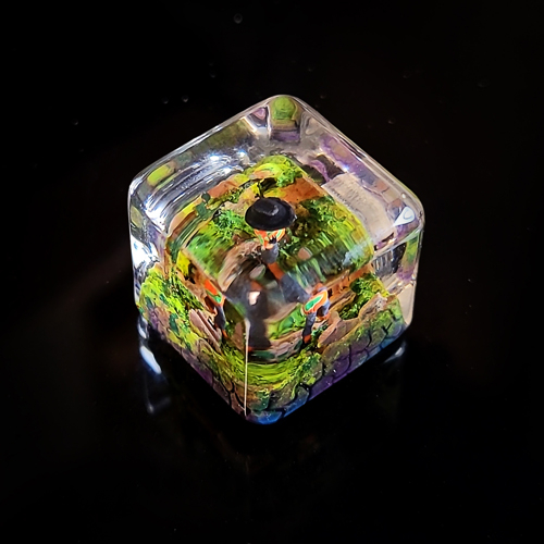 Freddy krueder keycap , nút bàn phím cơ nhân vật phim sát nhân trong mộng , keycap resin , artisan keycap