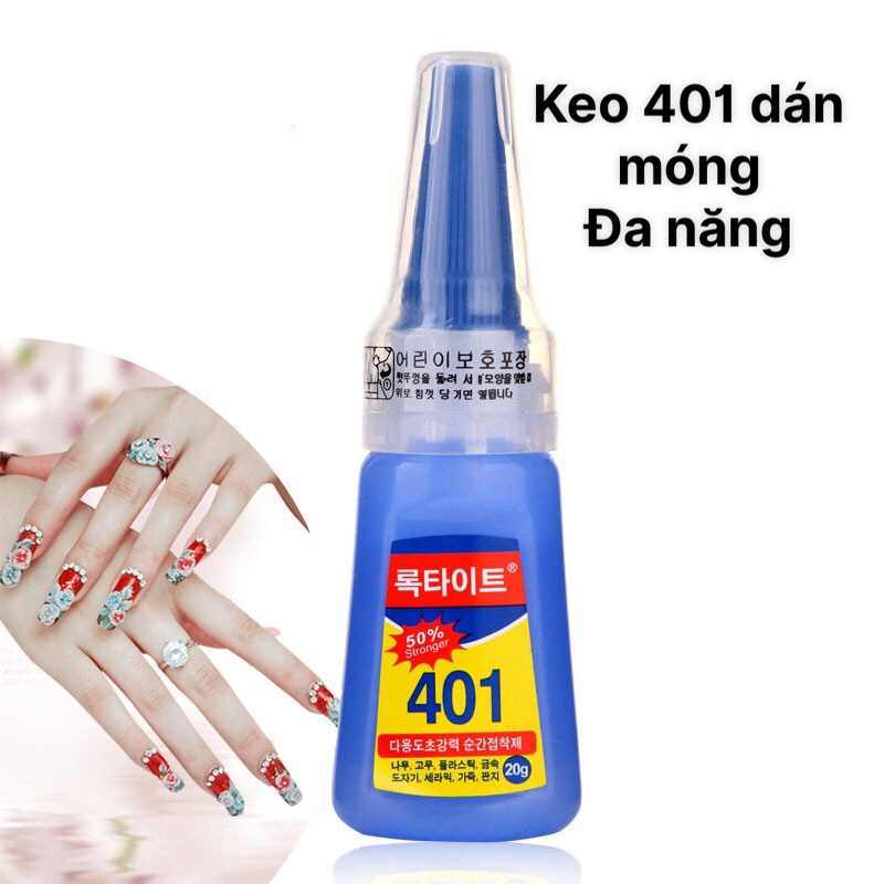 Keo 401 dán móng nail siêu chắc chính hãng 1067