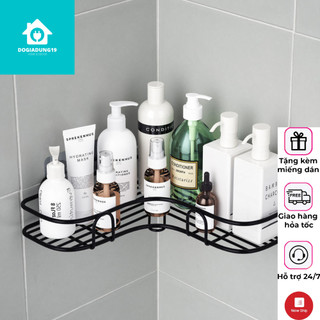 Kệ góc tường nhà tắm, kệ thép treo góc tường mã tgs
