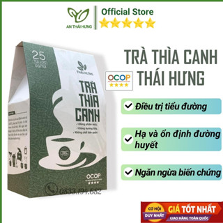 Trà Thìa Canh Thái Hưng Khắc Tinh Của Tiểu Đường, giúp Ổn Định Đường Huyết (25 túi lọc x 5g)