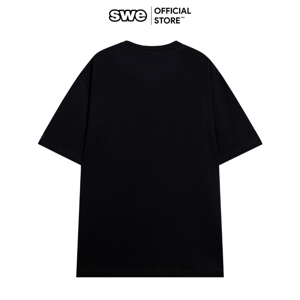 Áo thun local brand unisex  CITY TEE - BLACK tay lỡ form rộng - Thương hiệu SWEVN