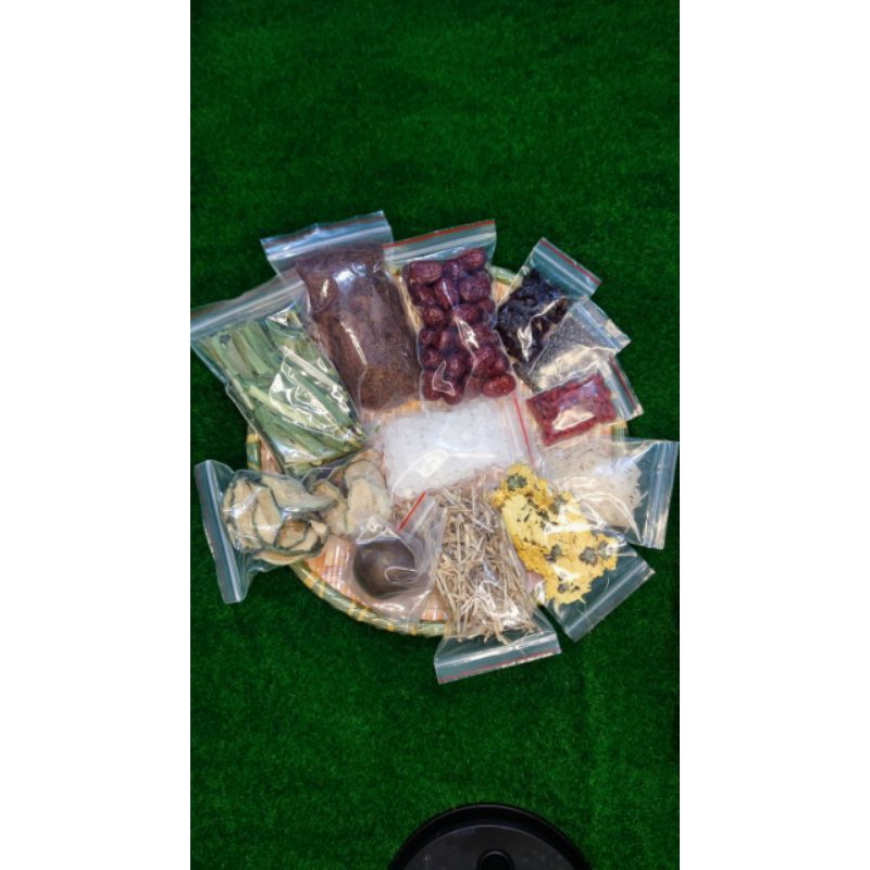 Sâm bí đao 13 vị nấu 10 lít nước tặng táo đỏ