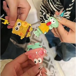 🎀 yakult 🎀Móc Khóa Nhựa resin Hình SpongeBob SquarePants Patrick Dễ Thương Làm Quà Tặng Cho Bạn Gái / Balo / Bạn Gái