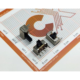 Sk12d07 công tắc gạt 3p - chân cong thanh gạt 5mm dip