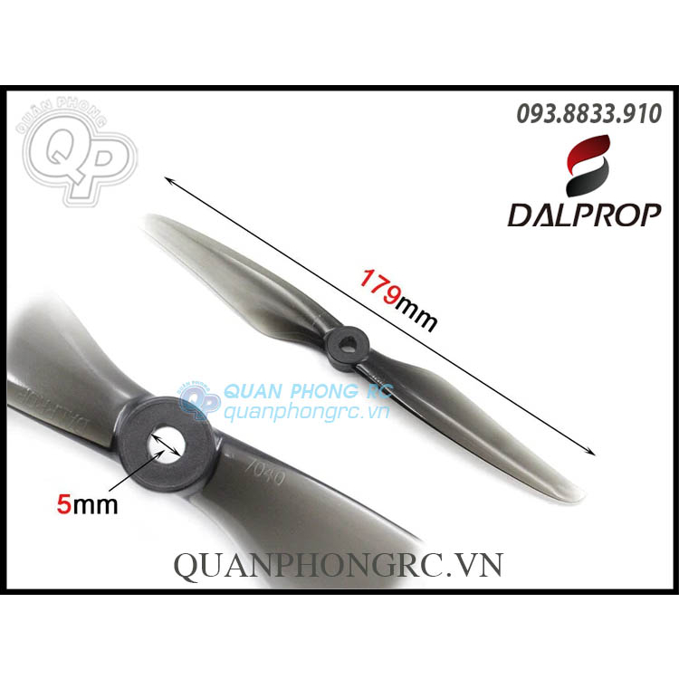 2 Cặp Cánh 2 Lá 7 inch Dalprop New Cyclone 7040 2 Blades Propeller