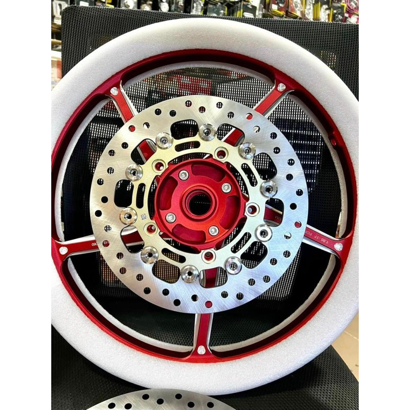 Đĩa kiểu trước exciter 150.155 size 267m mâm zin 10 khoen inox