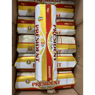 Bơ lạt président 1kg - nhập khẩu pháp