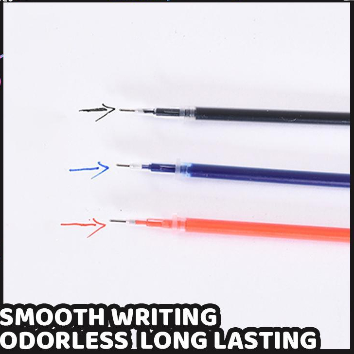 ✨✨Set 20 Ruột bút mực gel ngòi 0.5mm văn phòng phẩm LENG KENG màu đen đỏ xanh