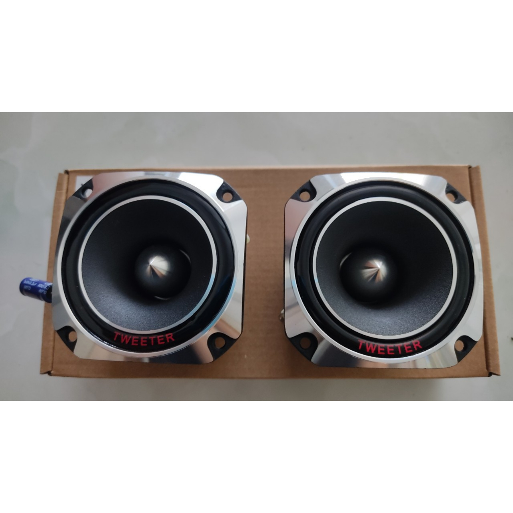 Loa treble Pioner titan vuông + chân + tụ 3.3mf - giá 2 chiếc