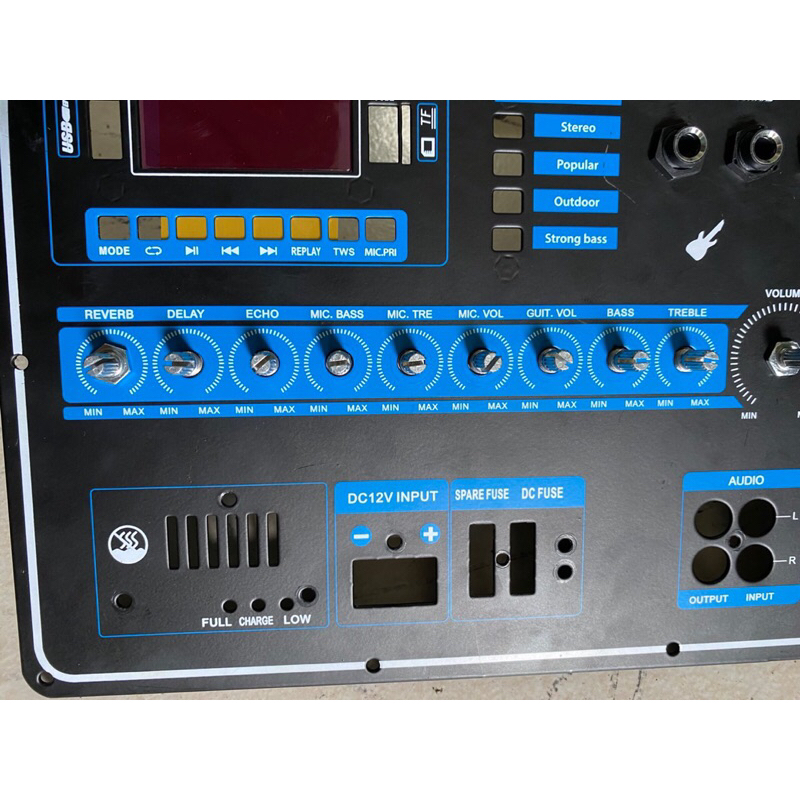 Bo mạch echo cho loa kéo 10 nút chính thêm 3 nút mở rộng có SURROUND