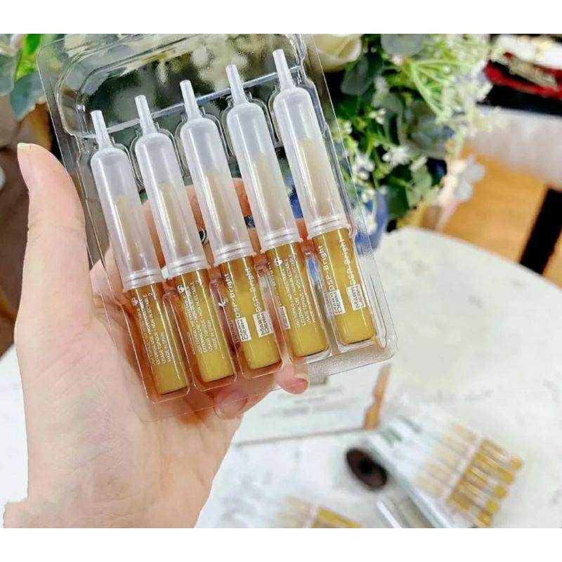 ( Auth) 5 ống Serum Tinh chất ampoule DSP Martiderm dưỡng trắng sáng đều màu da mờ thâm nám, an toàn cho cả bà bầu
