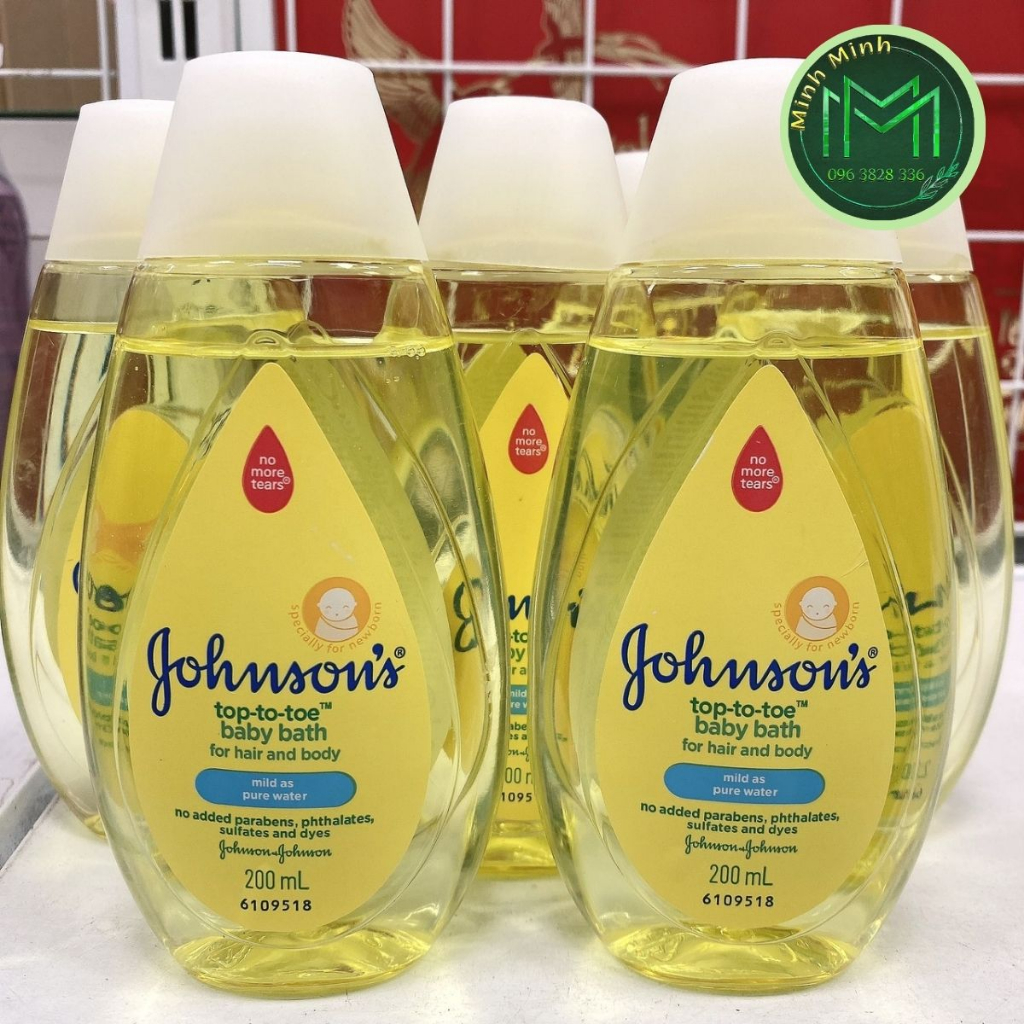 Sữa Tắm Gội Toàn Thân Johnson Baby Chai 200ml Nhẹ Dịu Cho Làn Da Bé