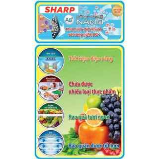 Tem Dán Tủ Lạnh LG, Sharp, Panasonic - Miếng Dán Tủ Lạnh Panasonic & LG & Sharp ( Dán Bằng Băng Keo 2 Mặt )