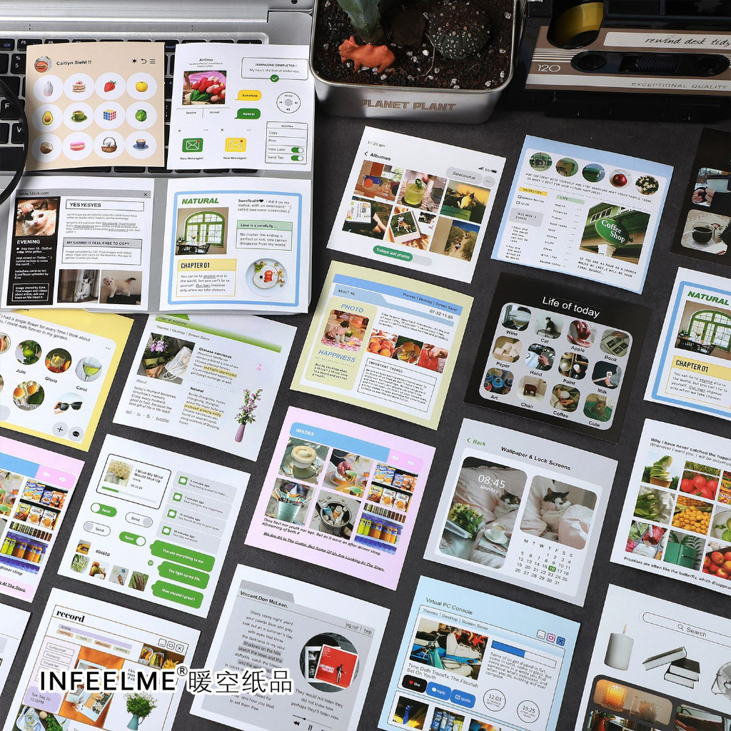 Sticker, hình dán Infeel.me abnormal dream sáng tạo, phong cách Hàn Quốc