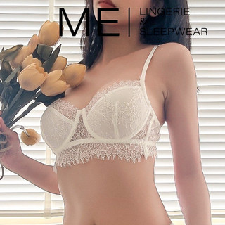 Áo lót nữ ren Mi gợi cảm có gọng không đệm có khe nhét mút mỏng viền mí nâng ngực cao cấp ME lingerie & Sleepwear