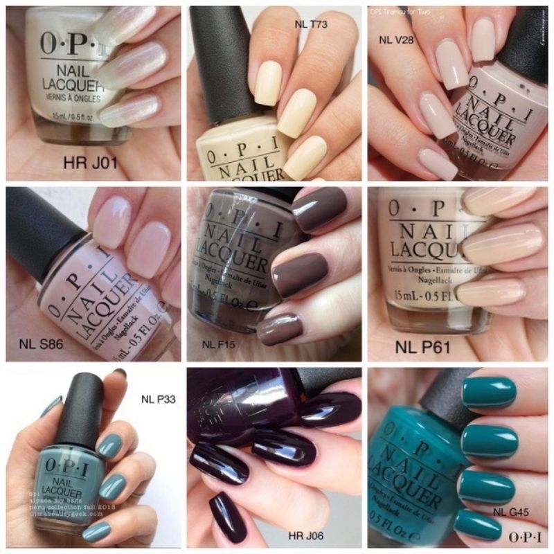 Sơn móng tay sơn thường OPI hàng chuẩn đầu cọ đẹp , chất sơn đẹp chai 15ml