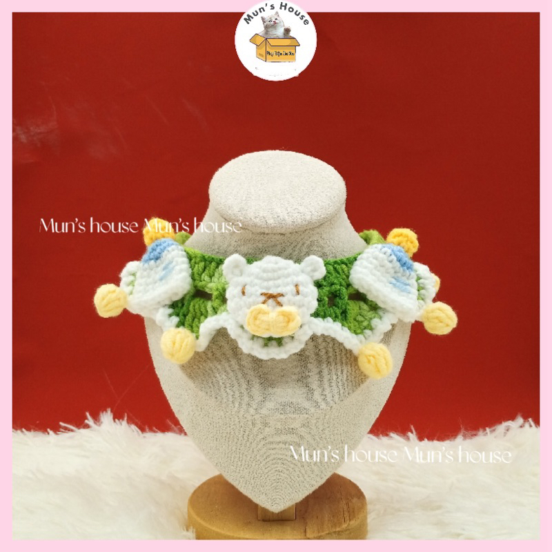 ⚡️Hàng Mới Về ⚡️Yếm Gấu + Yếm Cây Kem Xinh Cho Thú Cưng