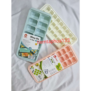 Khay đá nhựa 27 viên làm thạch, đá bia cao cấp