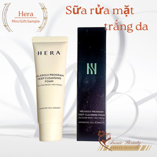 Sữa rửa mặt trắng da HERA MELASOLV PROGRAM 50ml loại bỏ hiệu quả sự tích tụ tế bào da chết, bã nhờn