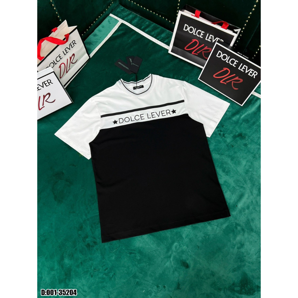 Áo Phông DG Nam In Chữ Ngang Ngực Siêu Đẹp - Áo Thun DG Nam In Nhiệt Cao Cấp Full Box