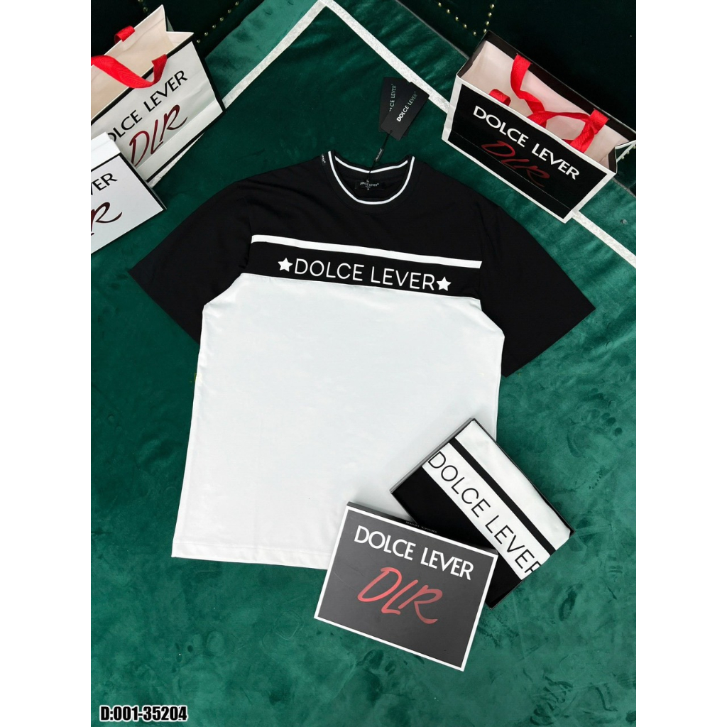 Áo Phông DG Nam In Chữ Ngang Ngực Siêu Đẹp - Áo Thun DG Nam In Nhiệt Cao Cấp Full Box