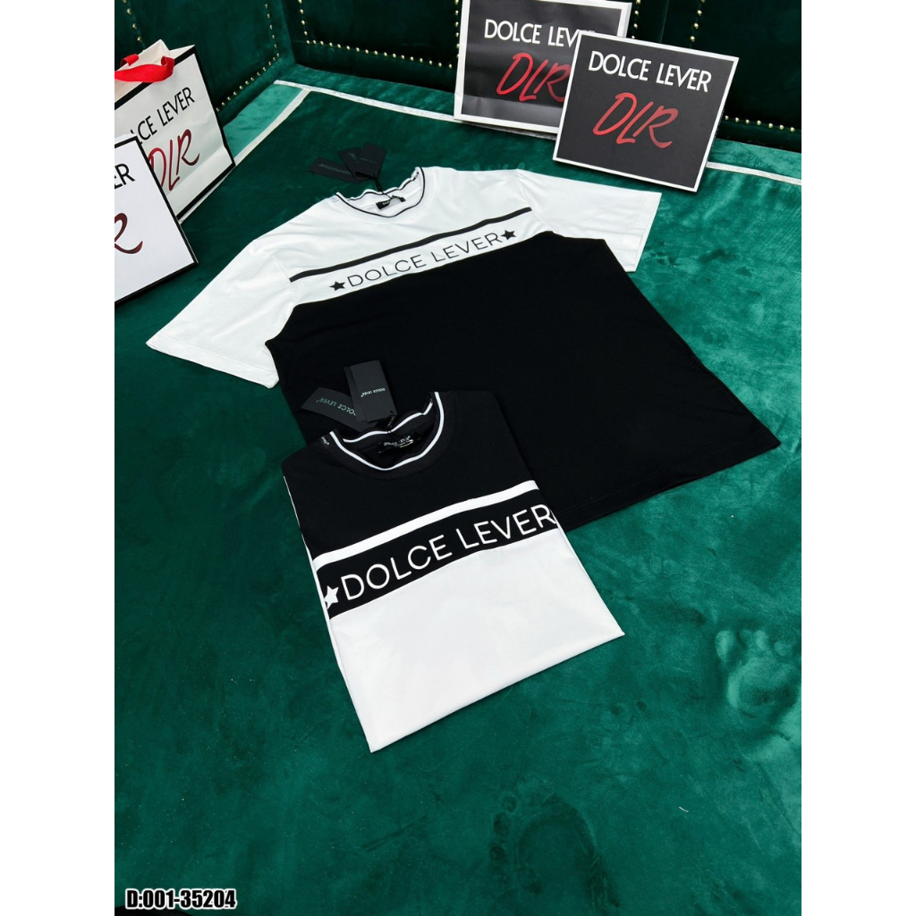 Áo Phông DG Nam In Chữ Ngang Ngực Siêu Đẹp - Áo Thun DG Nam In Nhiệt Cao Cấp Full Box