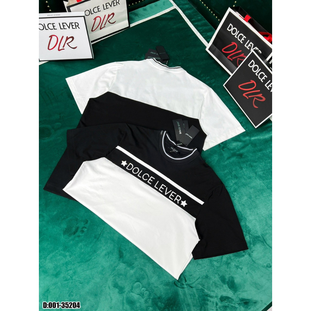 Áo Phông DG Nam In Chữ Ngang Ngực Siêu Đẹp - Áo Thun DG Nam In Nhiệt Cao Cấp Full Box