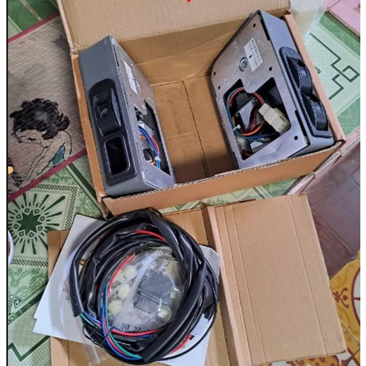 Bộ chế nâng hạ kính Bằng Điện cho Xe Ô Tô Xe Tải 12v-24v