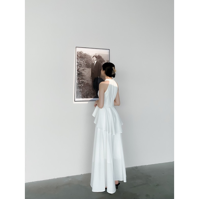 Set váy áo yếm chân váy dài