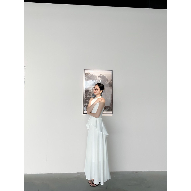 Set váy áo yếm chân váy dài