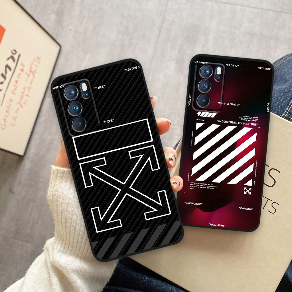 Ốp lưng Oppo Reno 6 5G / Reno 6Z 5G / A16 in hình nikee, off whitee thời trang