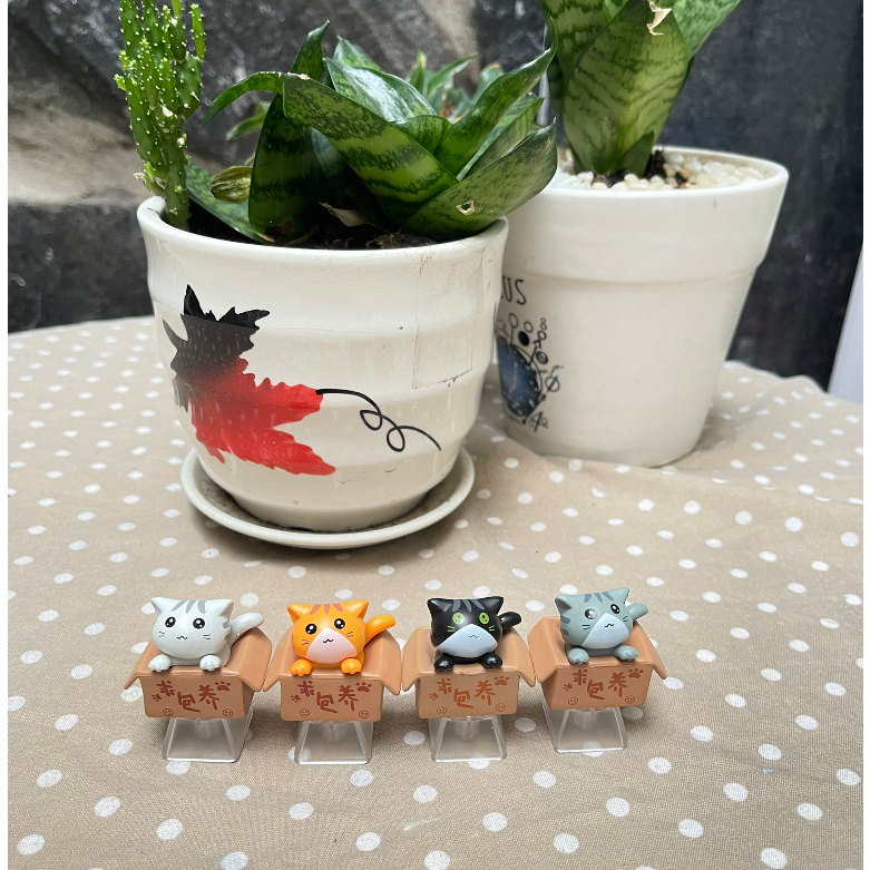 Keycap Mèo Con Trong Hộp Cute, Nút bàn phím Mèo Dễ thương