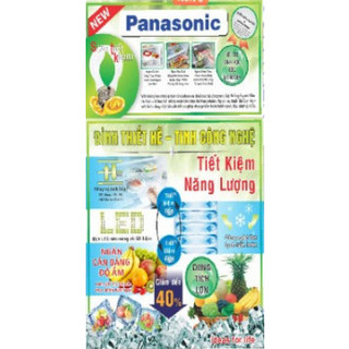 Tem Dán Tủ Lạnh LG, Sharp, Panasonic - Miếng Dán Tủ Lạnh Panasonic & LG & Sharp ( Dán Bằng Băng Keo 2 Mặt )