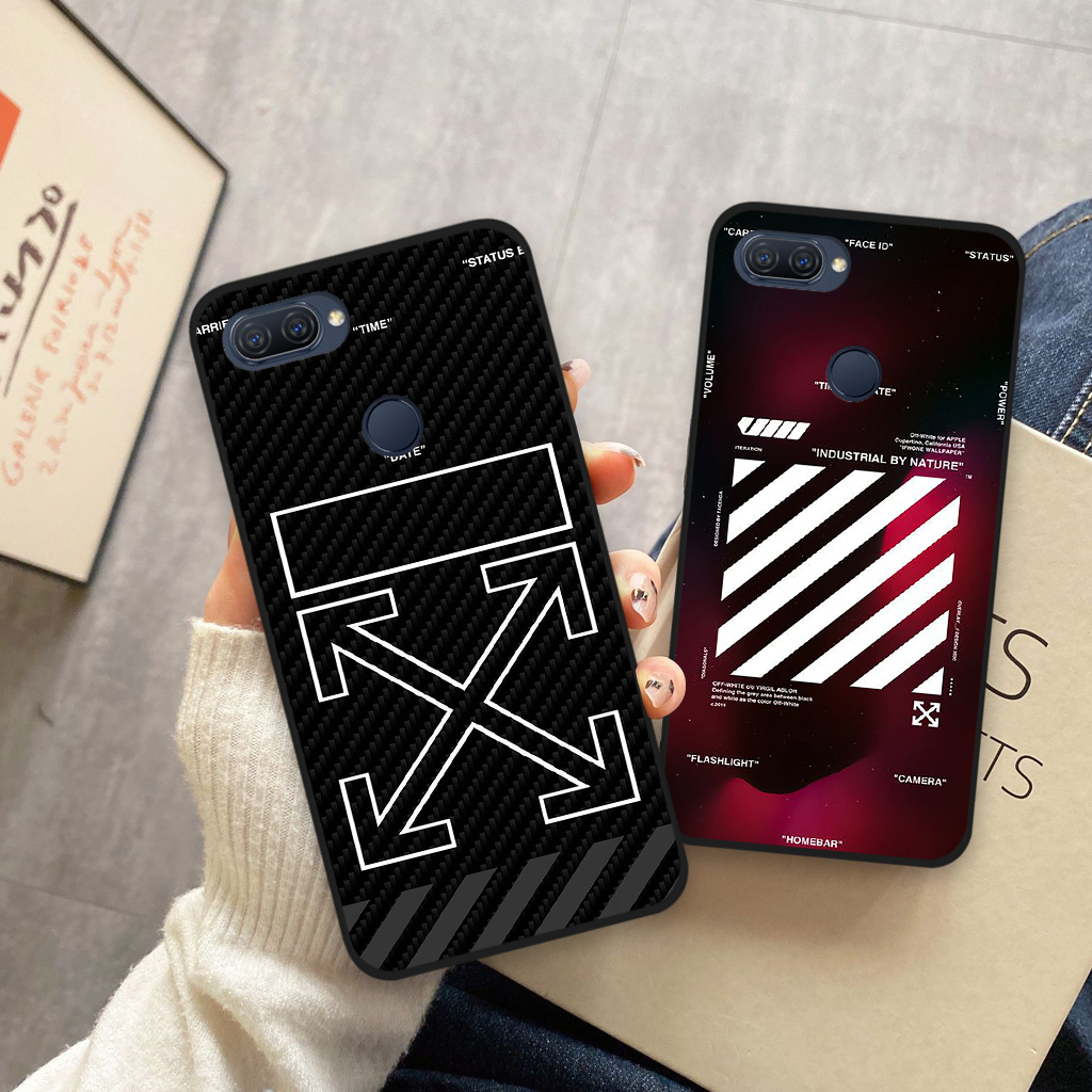 Ốp lưng Oppo A5s / A7 / F9 / A12 in hình nikee, off whitee thời trang