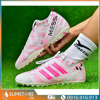 Giày đá banh messi trắng hồng - giày thể thao mới nhất