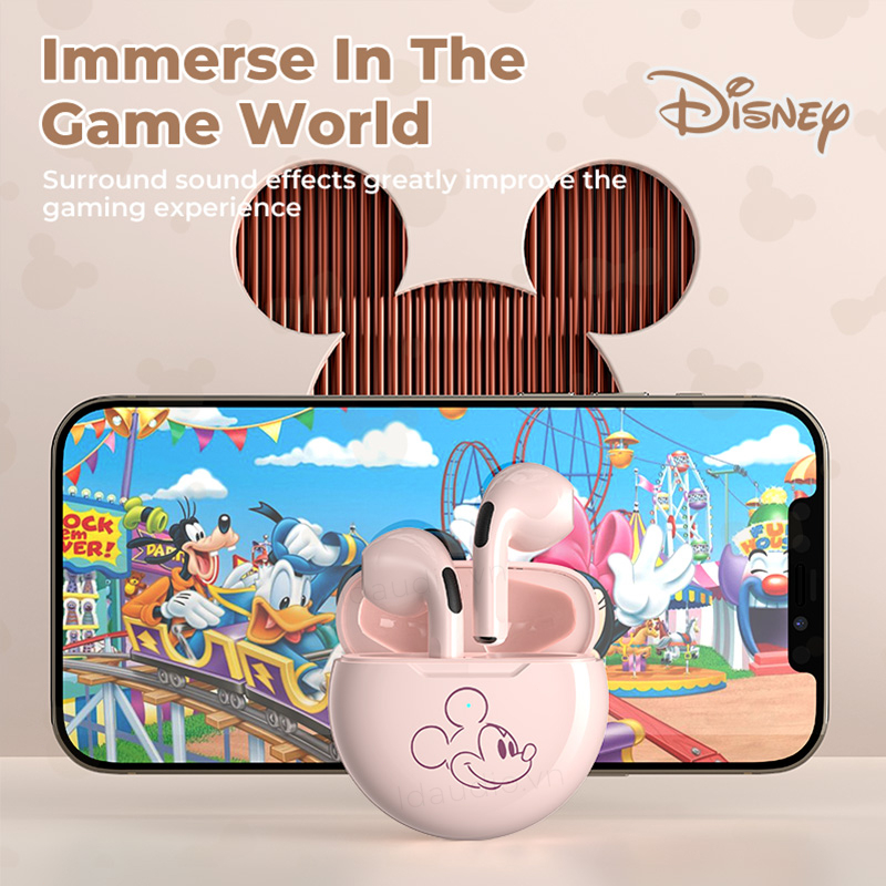 Tai nghe TWS Disney F9 100% không dây Bluetooth PRO6 âm thanh Hifi có micro