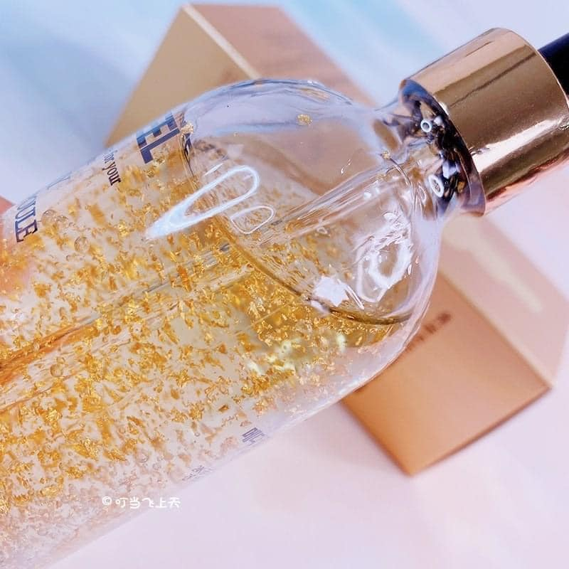 Serum Tinh Chất Vàng 24k Pure Gold Ampoule Thera Lady 100ml Tặng Kèm Thanh Lăn