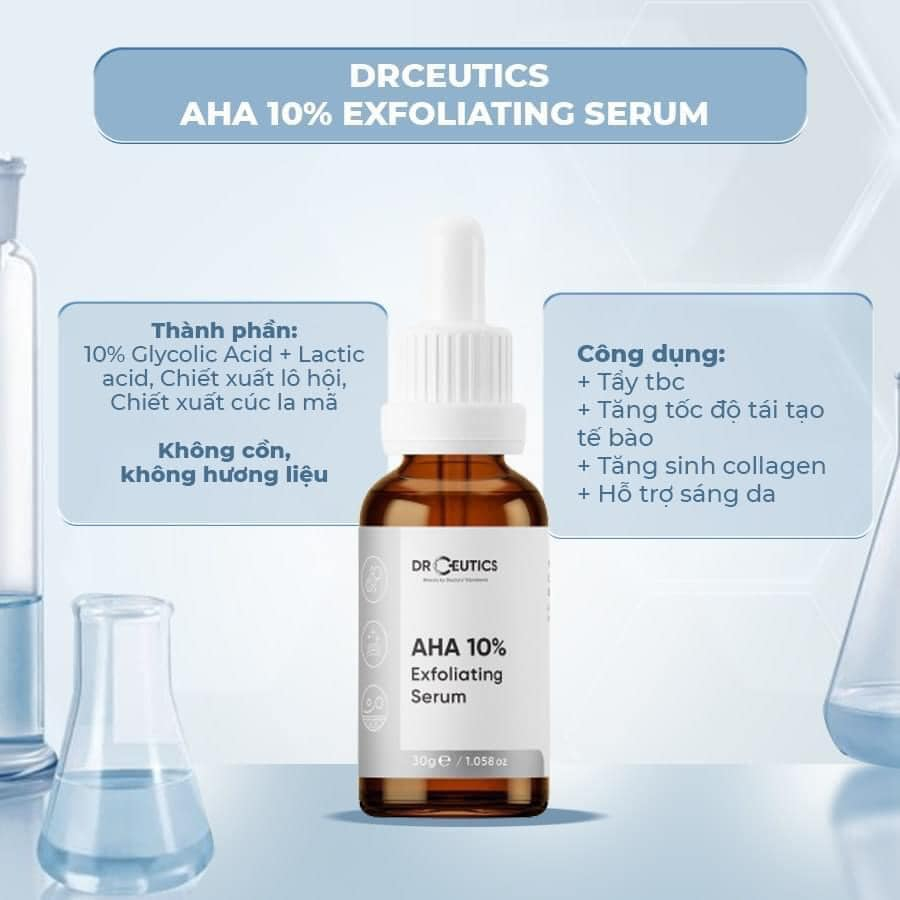 Serum AHA DrCeutics AHA 10% Exfoliating Serum