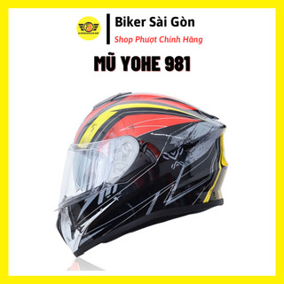 MŨ BẢO HIỂM FULLFACE YOHE 981 MÀU MỚI - Biker Sài Gòn