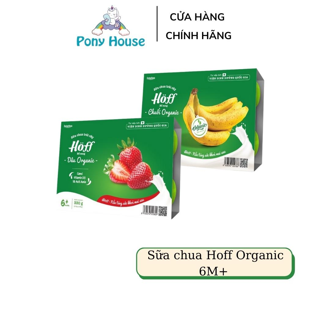 Sữa Chua Hoff Organic Cho Bé Từ 6 Tháng vỉ 6 hộp x 55g