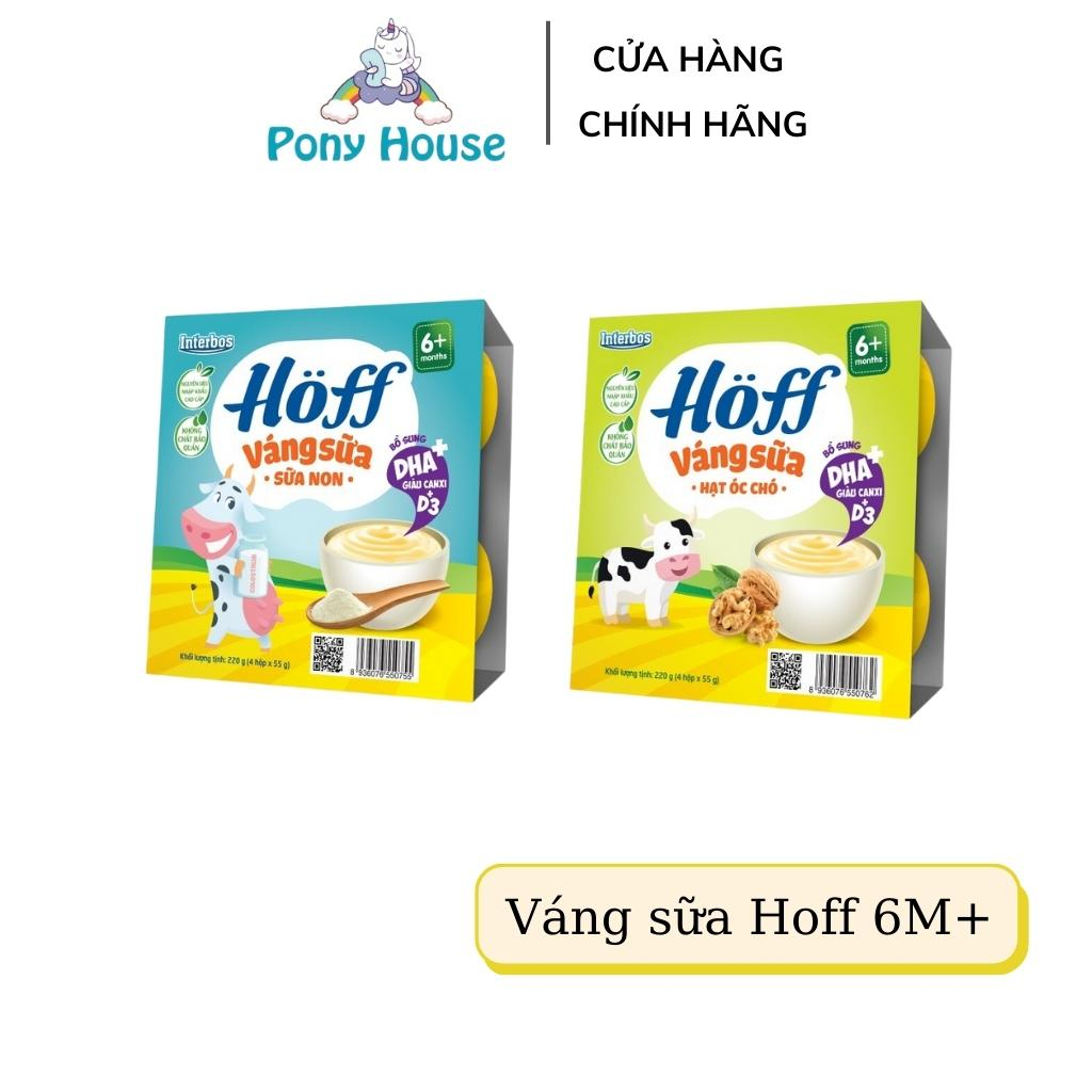 Váng Sữa Hoff Cho Bé Từ 6 Tháng Vỉ 4 Hộp x 55g