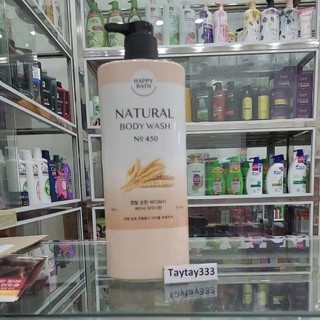 Sữa tắm Happy Bath Natural hương lúa mạch 900g