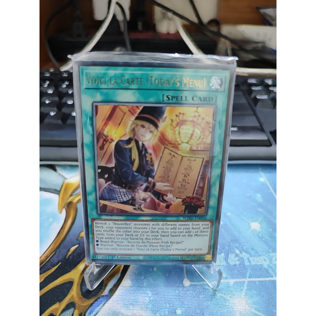 1 lá thẻ bài Voici la Carte  - WISU-EN036 - Ultra Rare 1st Edition