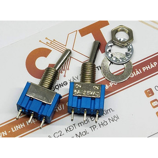 Công tắc gạt mts-102 xanh 3 chân 2 chế độ