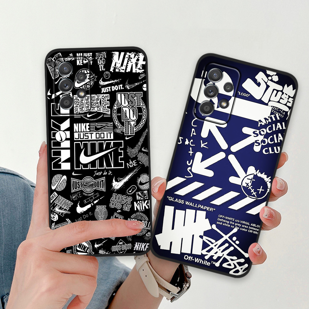 Ốp lưng Samsung A32 4G 5G / A52 / A52s 5G / A72 in hình nikee, off whitee thời trang