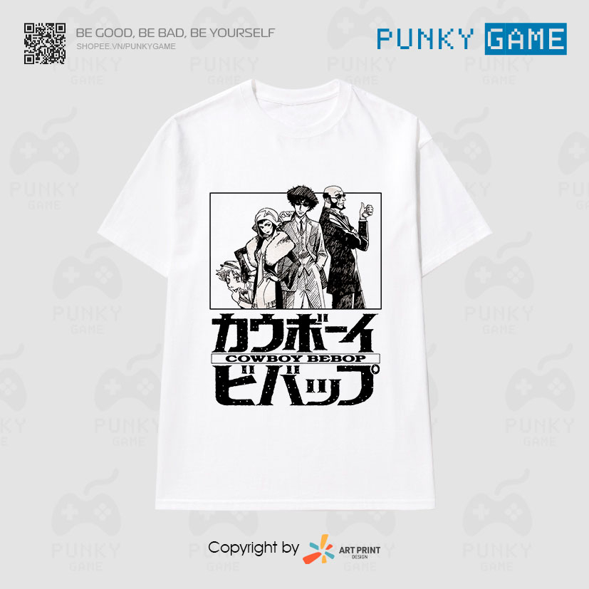 Áo thun Cowboy Bebop Collections ngắn tay
