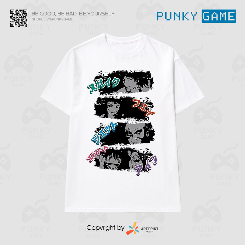 Áo thun Cowboy Bebop Collections ngắn tay