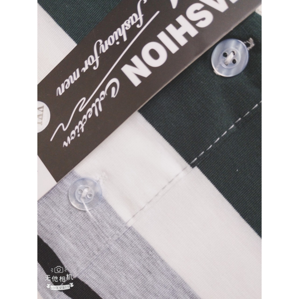 Áo thun nam trung niên ngắn tay vải cotton loại áo thun nam có cổ có túi dành cho người lớn tuổi athun32